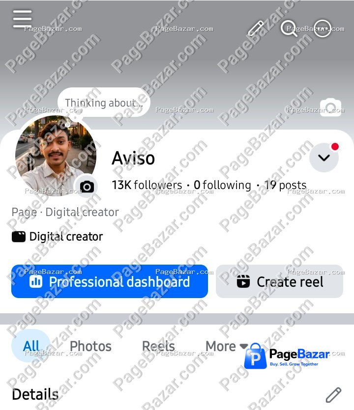 13k Followers Page Sell
