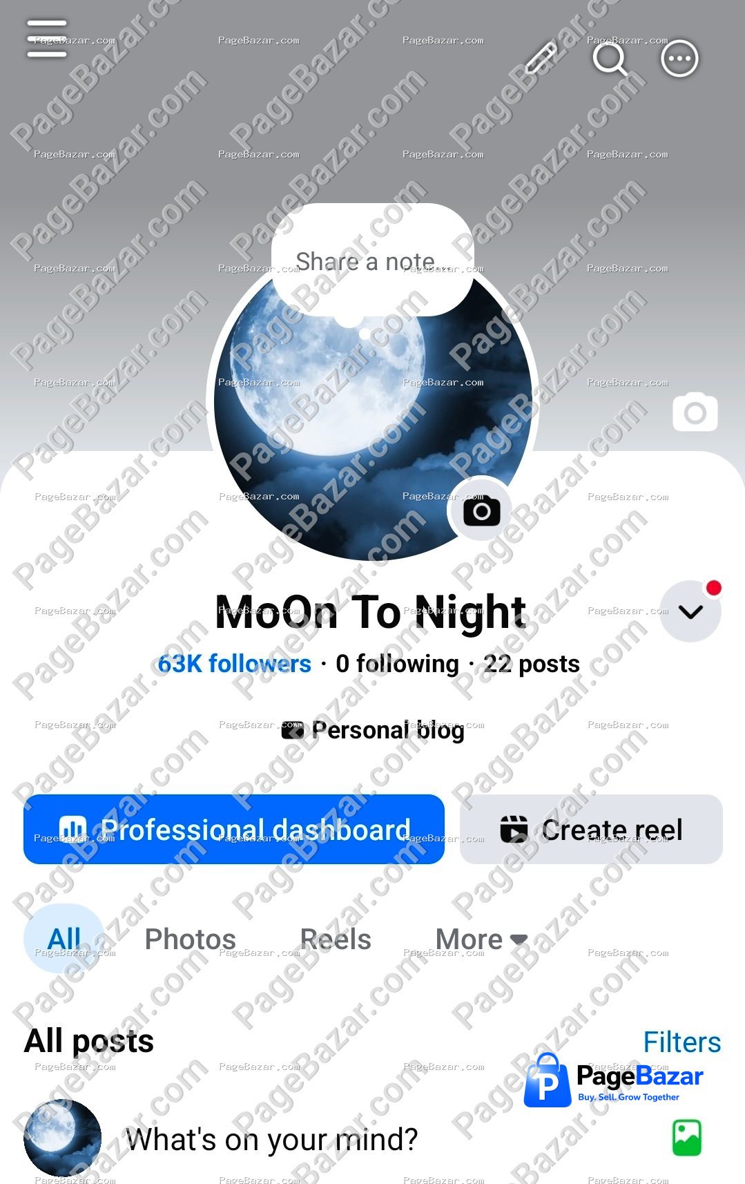 63k Followers Page