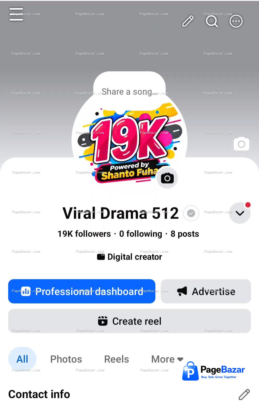 19K Followers Fb Page Sell