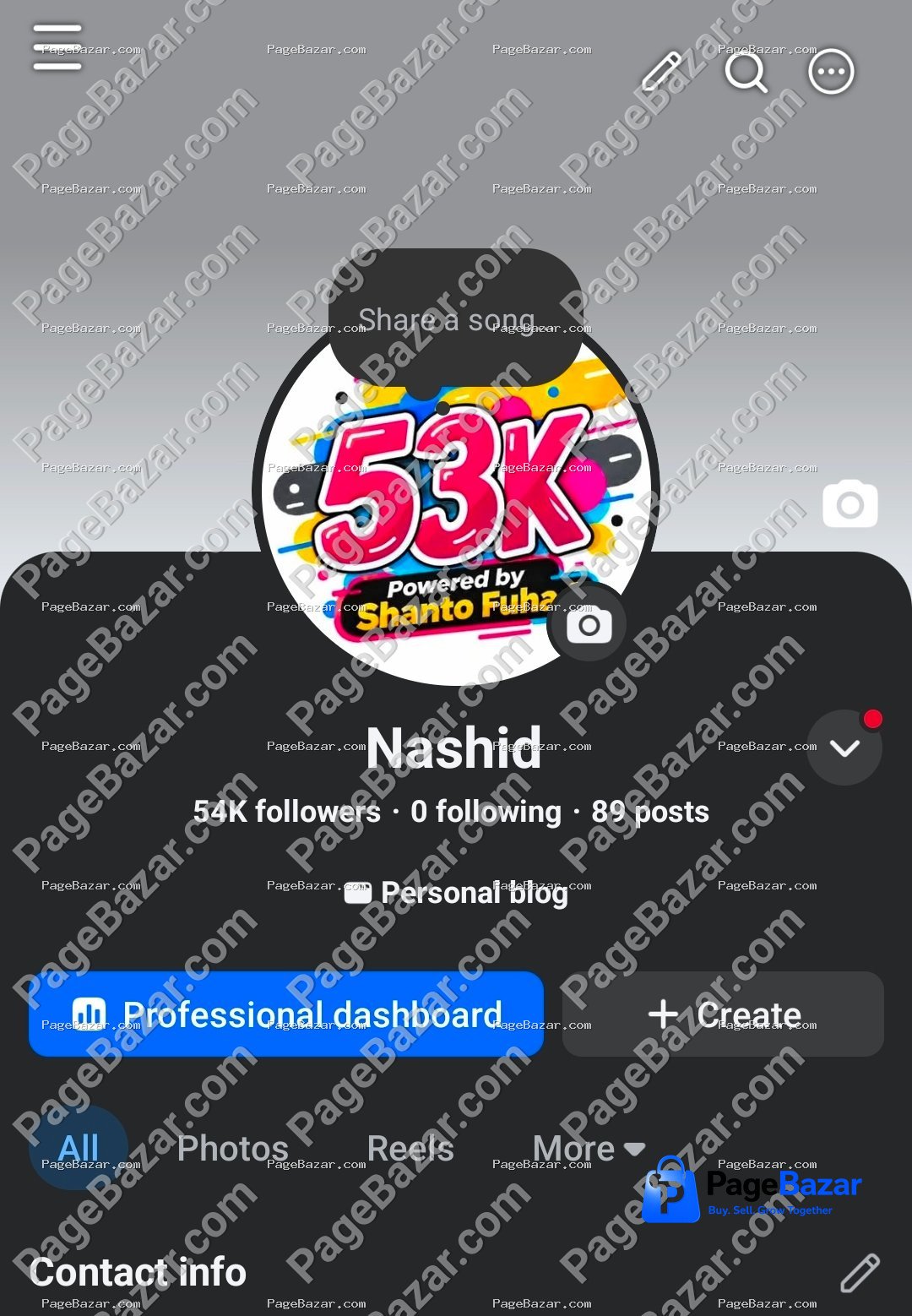 53k followers facebook page