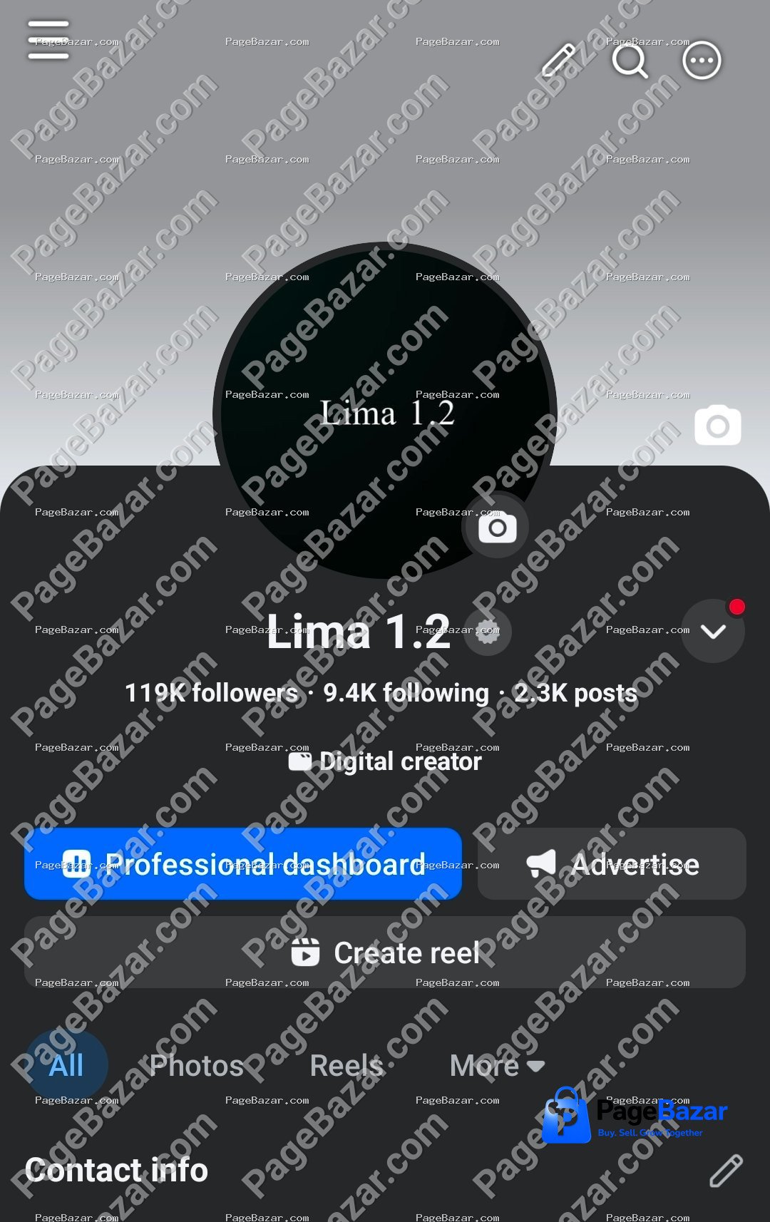 119K Followers Page Sell