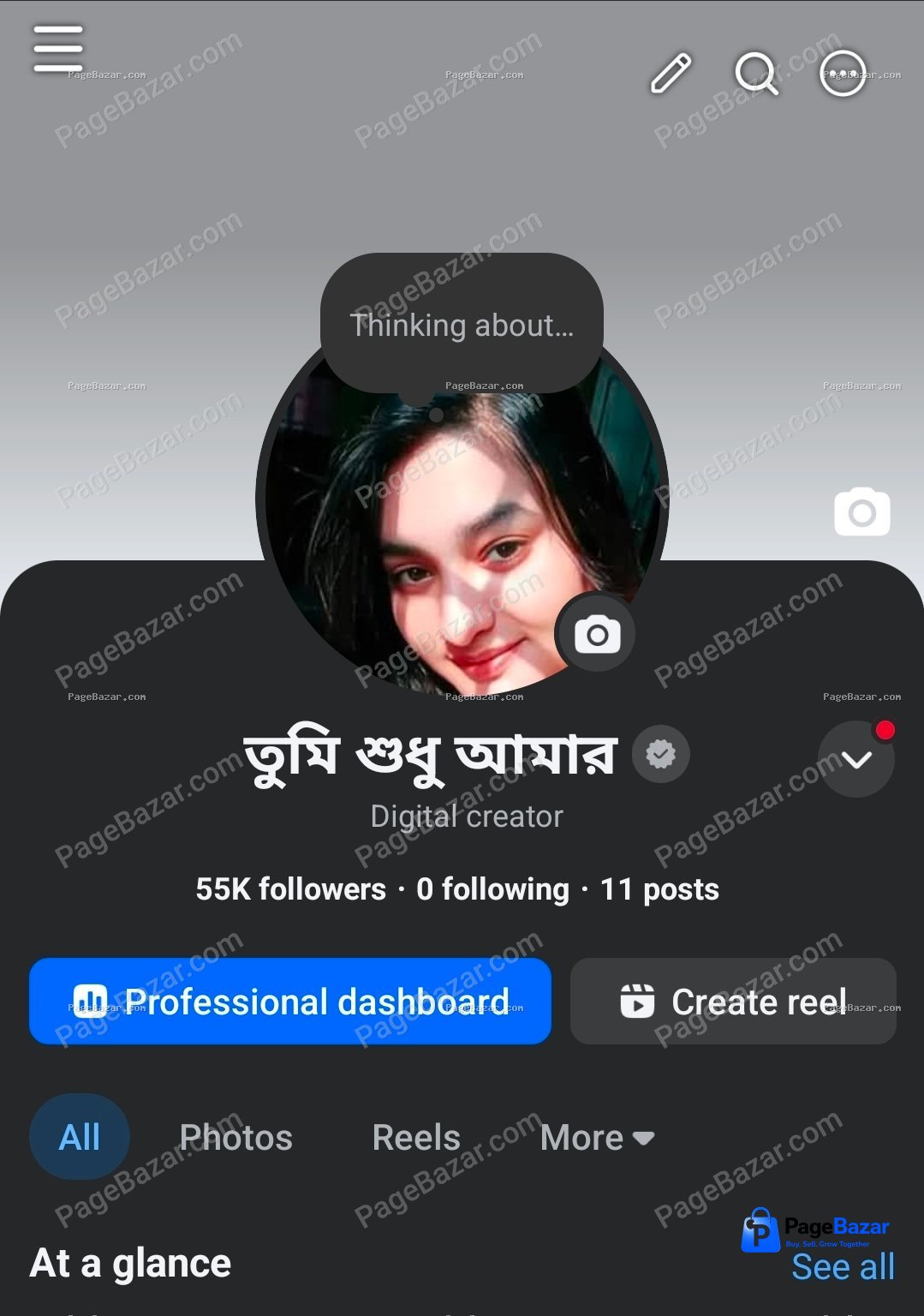 55K Followers Page Sell