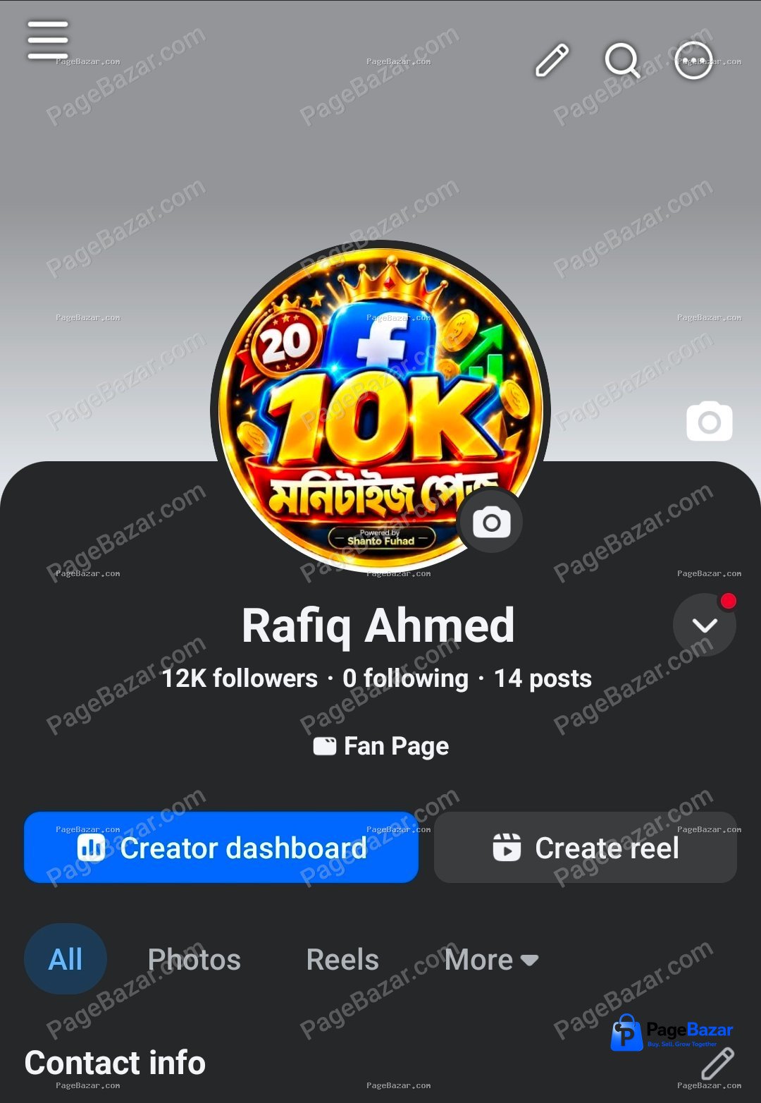 মনিটাইজ পেজ V16