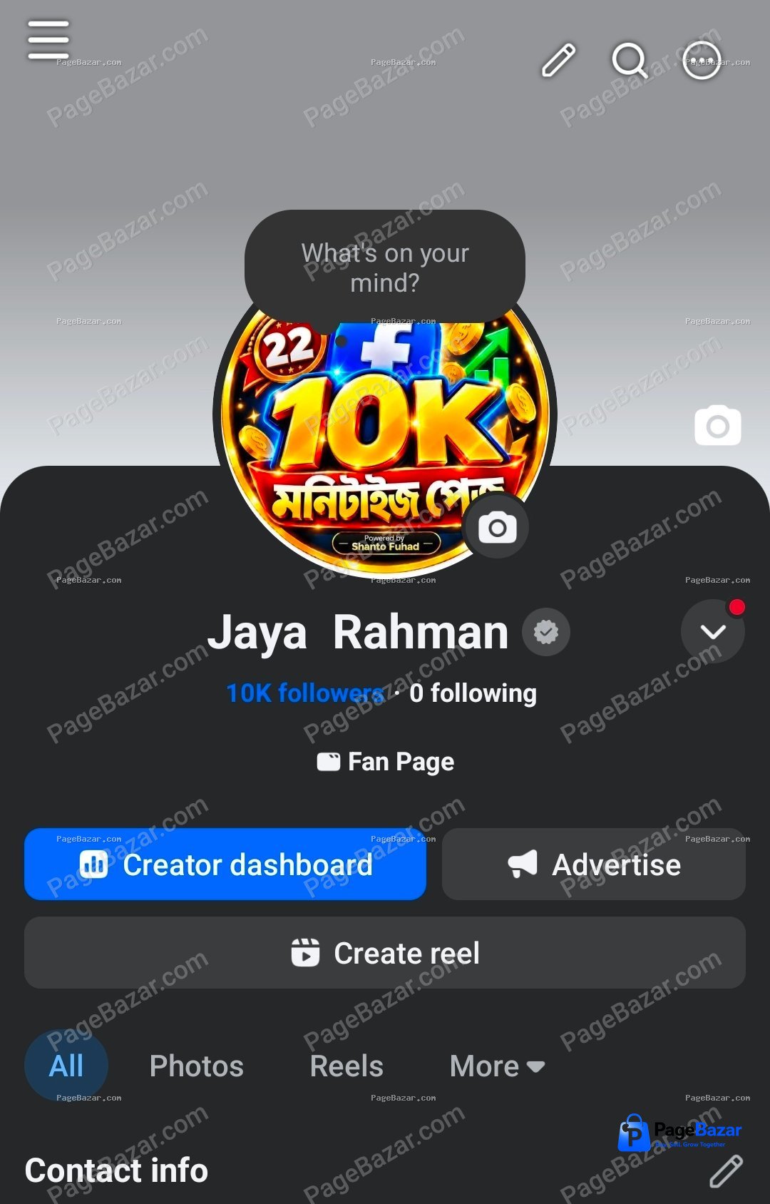 মনিটাইজ পেজ V18