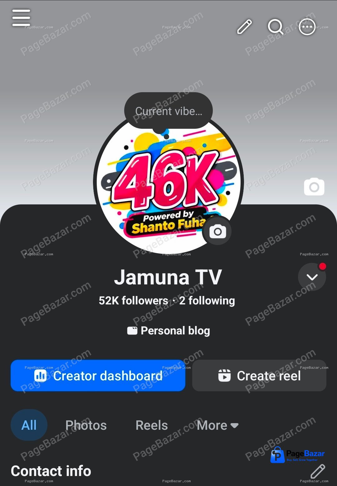 52K Followers Page Sell