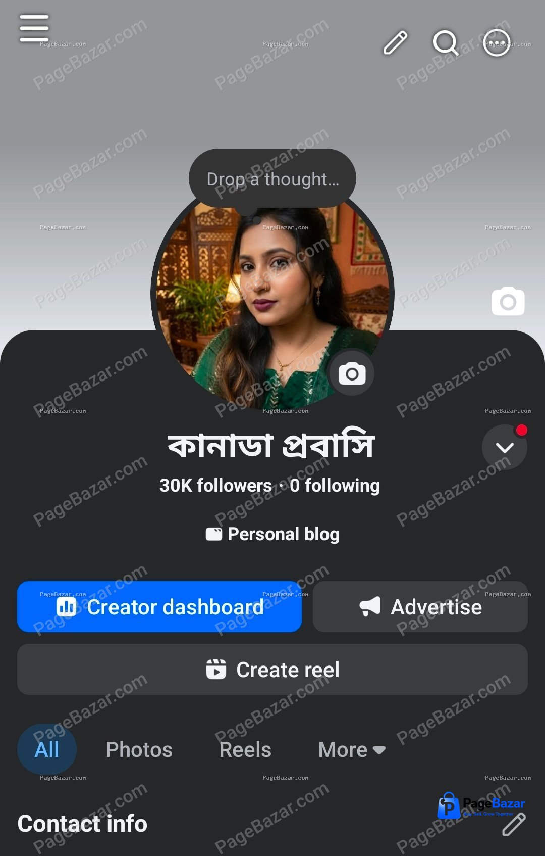 30K Followers Page Sell