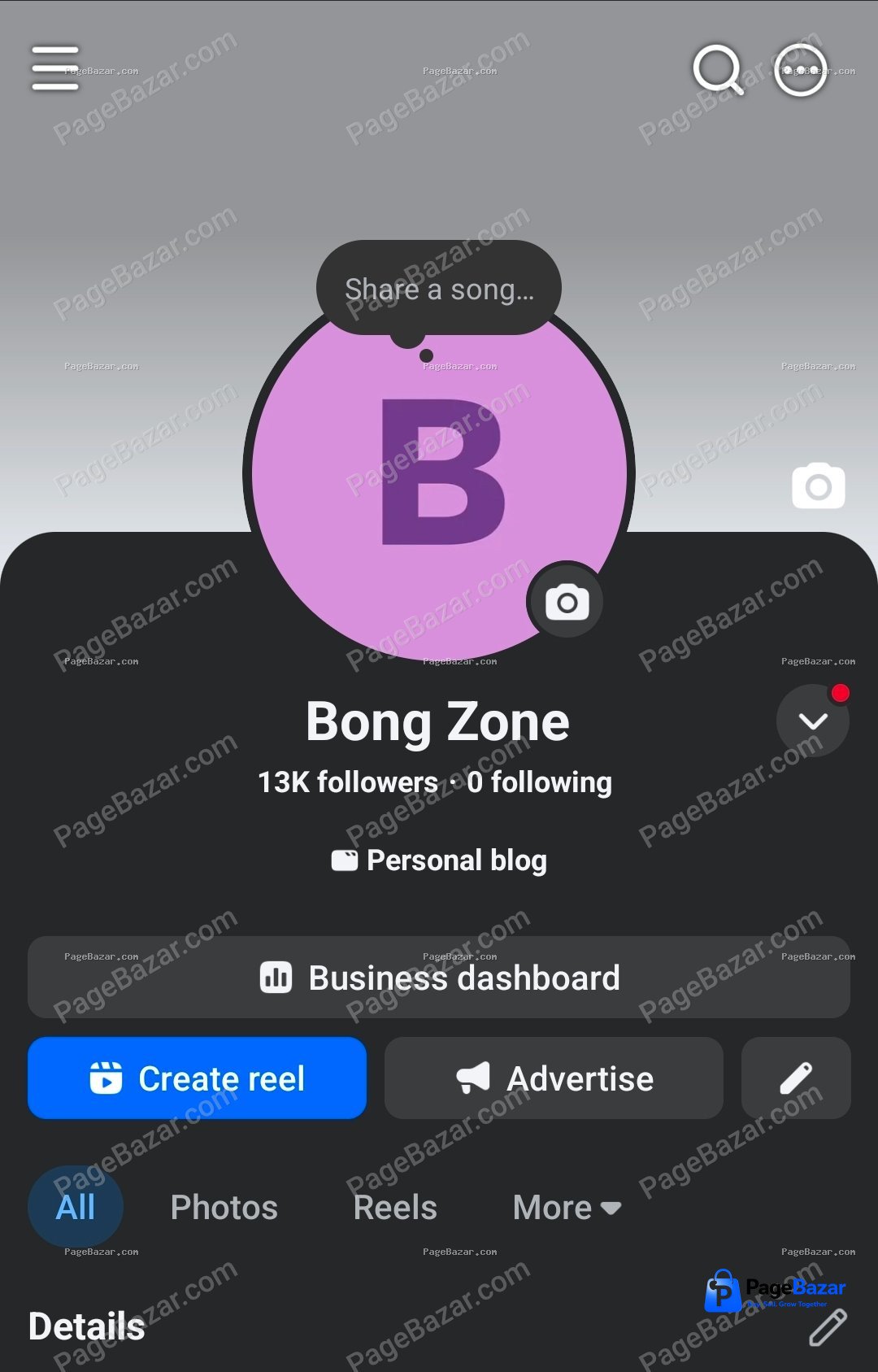 13K Followers Page Sell